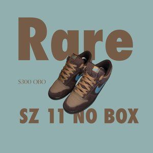 Rare Nike Dunk sb 6.0 Baroque No Box Preowned Mens Shoes SZ 11